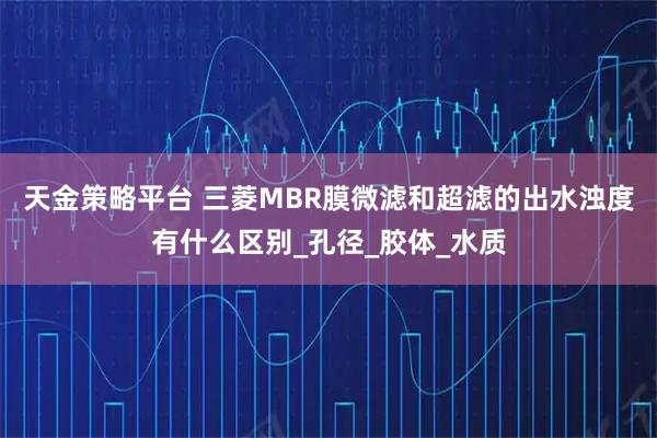 天金策略平台 三菱MBR膜微滤和超滤的出水浊度有什么区别_孔径_胶体_水质